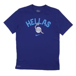 2024 Griekenland Basketbal Tee Diep Blauw