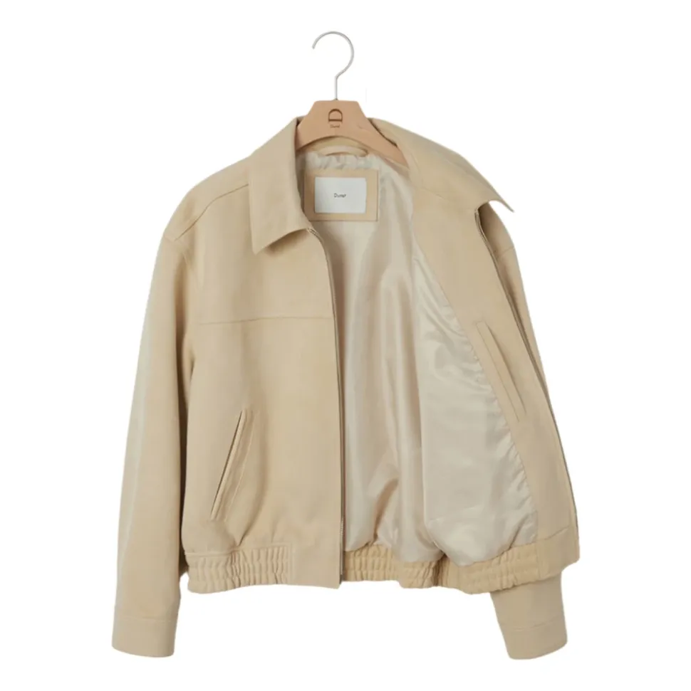 Alter-Suede Collared Blouson