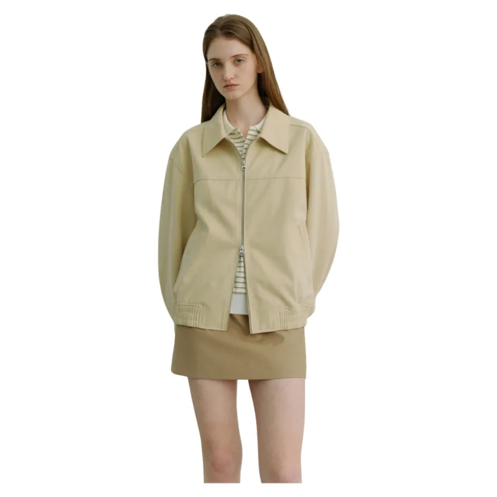 Alter-Suede Collared Blouson