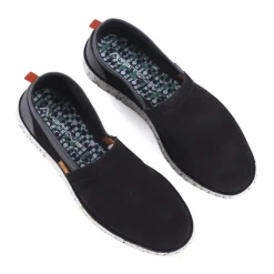Amber Perforated Suede Slip-On