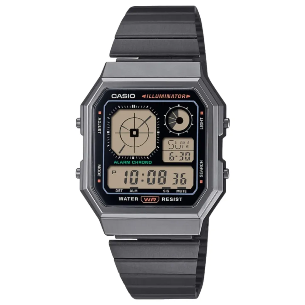 A130WEGG-1AEF Vintage Digitale Horloge