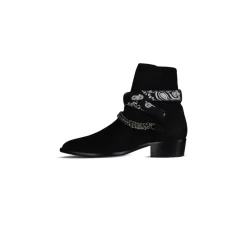 Bandana Buckle Ankle Boots