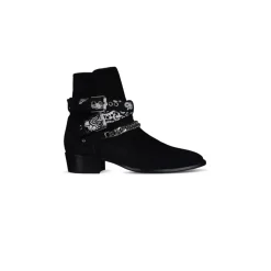 Bandana Buckle Ankle Boots