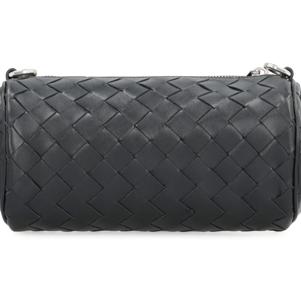 Barrel Leather crossbody tas