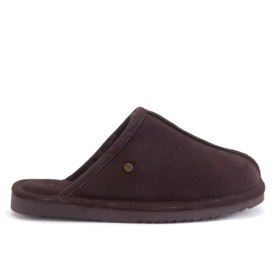 Barron Heren Suède Pantoffels