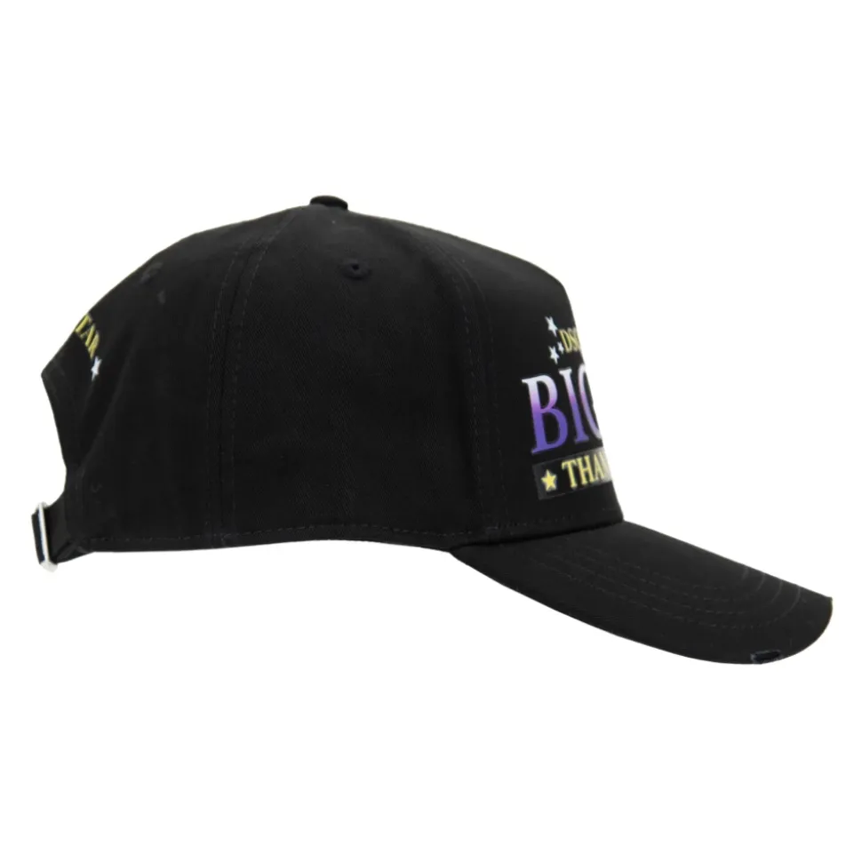 Baseball Cap met Contrastprint en Gesp