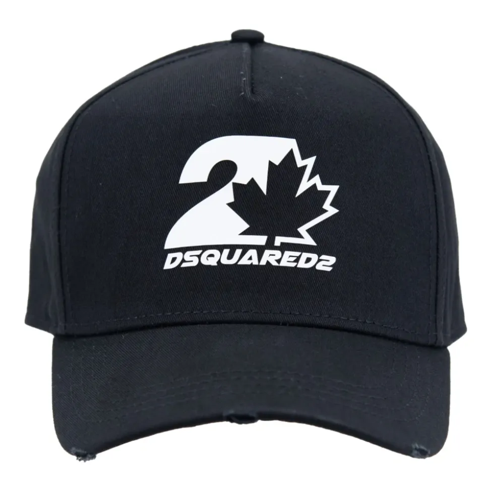 Baseballpet met logo en gespsluiting