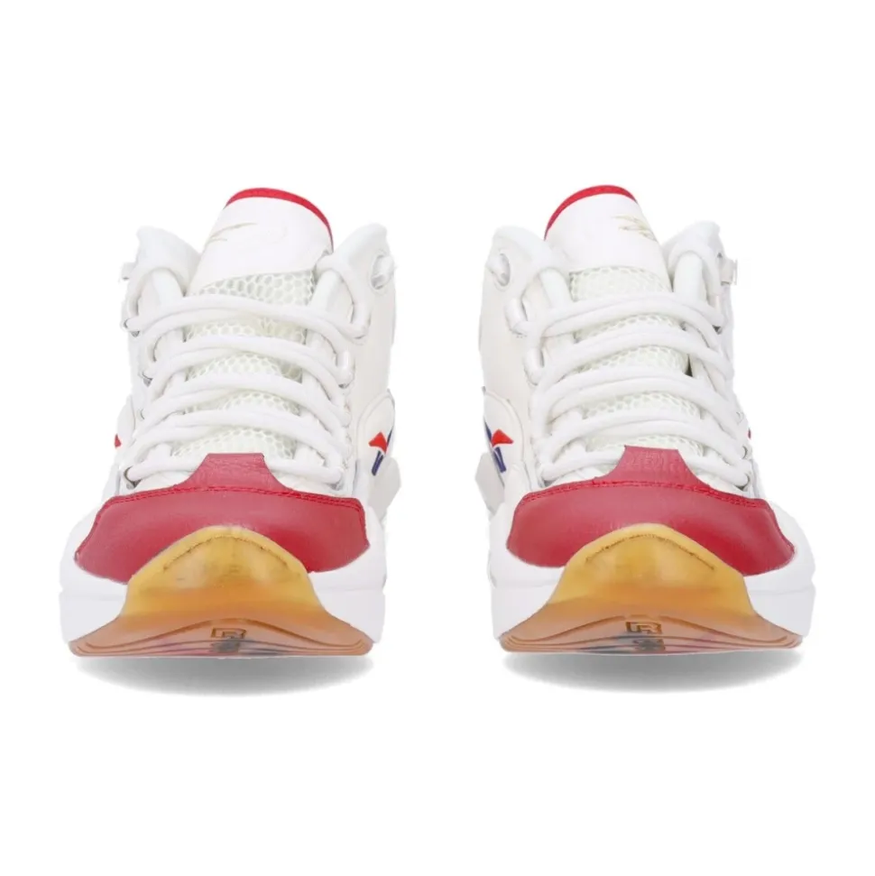 Basketbalschoen voor heren Question Mid Krijt/vector Rood/vector Blauw