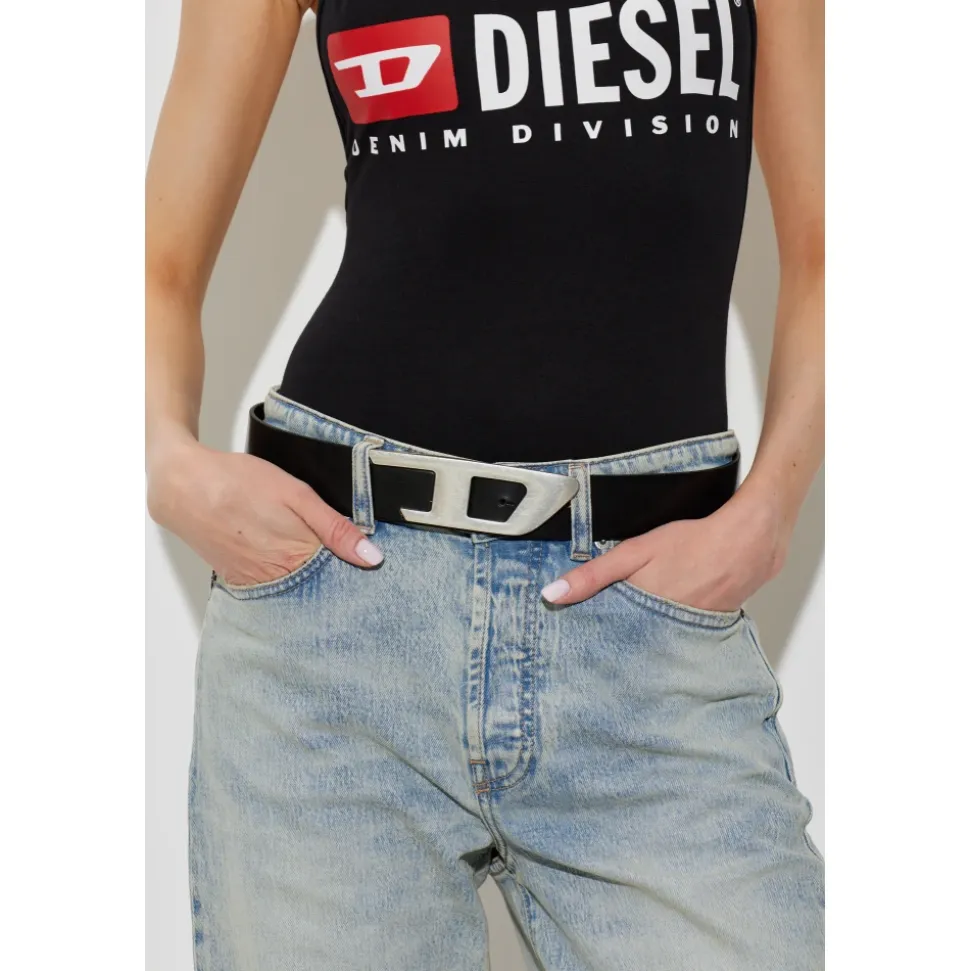 B-D Logo 2.0 Leren Riem
