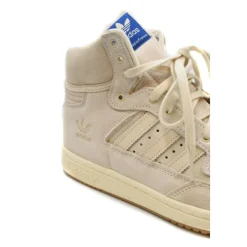 Beige Chamois Leren Sneakers Made in ID