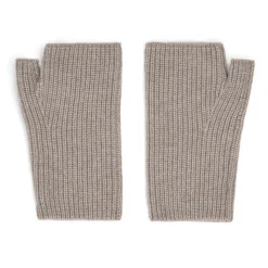 Beige handschoenen zonder vingers
