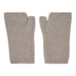 Beige handschoenen zonder vingers