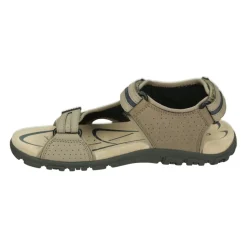 Beige Leren Sandalen