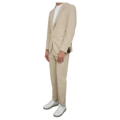 Beige Pak voor Heren