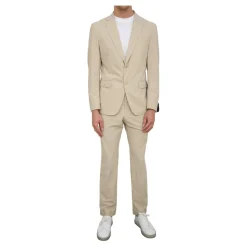 Beige Pak voor Heren