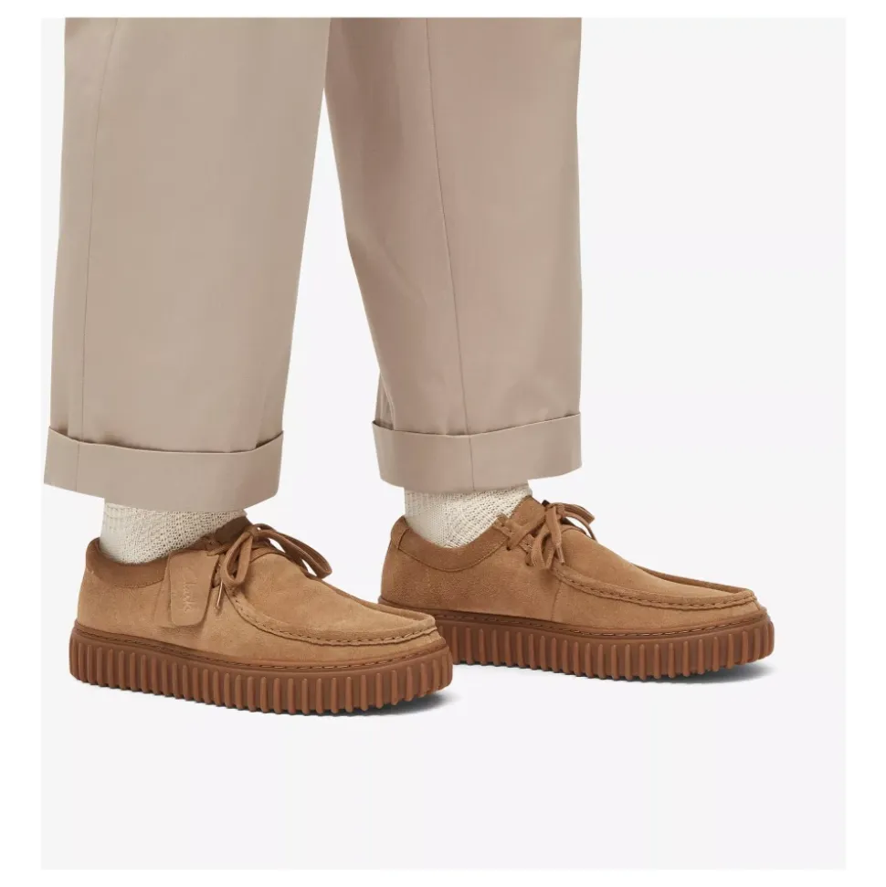 Beige Veterschoen voor vrije tijd