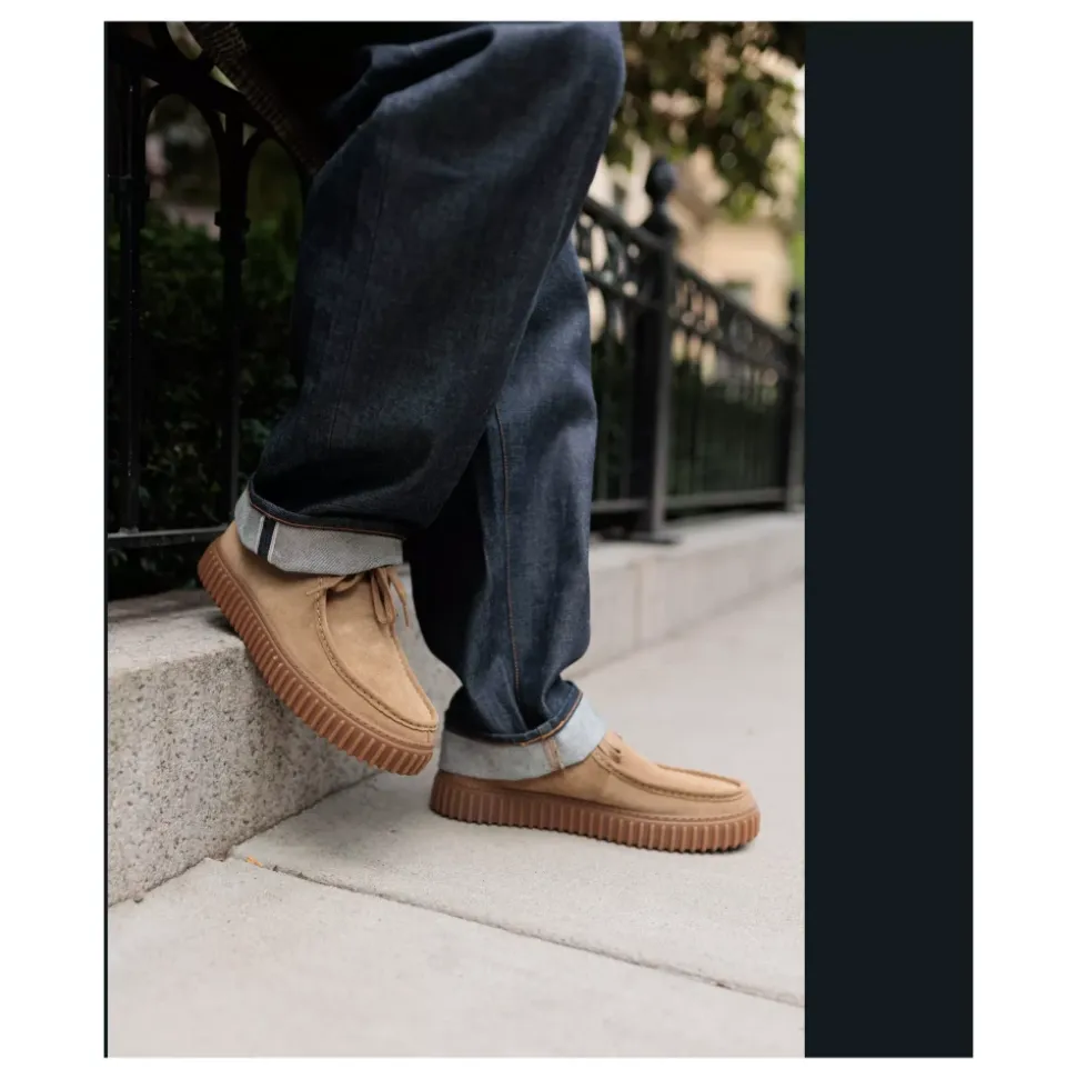 Beige Veterschoen voor vrije tijd