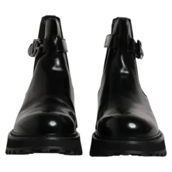 Belted Logo Chelsea Boots