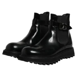Belted Logo Chelsea Boots