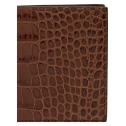 Bifold Croco Leren Portemonnee