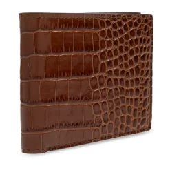 Bifold Croco Leren Portemonnee