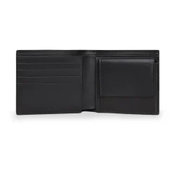 Bi-Fold Portemonnee van Gekornd Kalfsleer