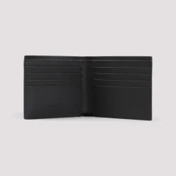 Bifold Portemonnee van Leer met Reliëf
