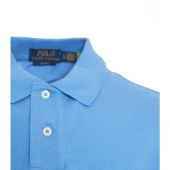 Blauw Slim Fit Polo T-Shirt