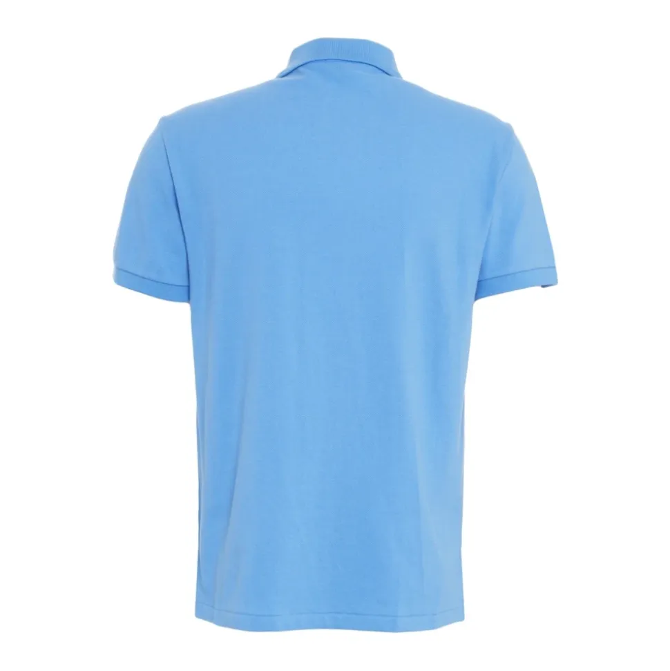 Blauw Slim Fit Polo T-Shirt