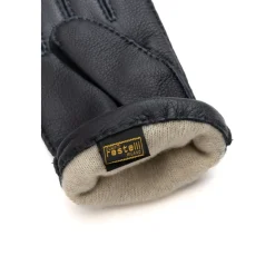 Blauwe Cashmere Gevoerde Hertenhandschoenen