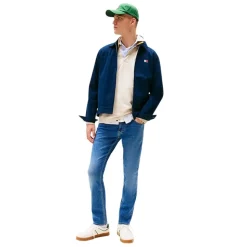 Blauwe Slim-Fit Geborduurde Jeans