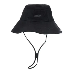 Blauwe Bucket Hat met Logo Lettering