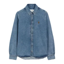 Blauwe Casual Overhemden
