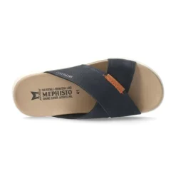 Blauwe Heren Slide Sandaal Collectie