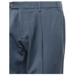 Blauwe Jas met Twee-Knoopssluiting