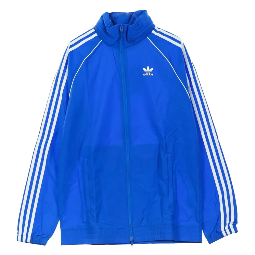 Blauwe Windbreaker Jas voor Mannen