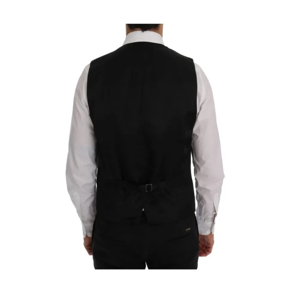 Blauw Gestreept Gilet