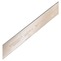 Blauw Leren Klassieke Gouden Metalen Riem