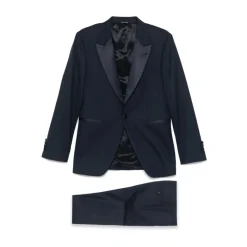 Blauw Oxford Pak met Achteruitgangen