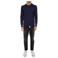 Blauw Shirt Stijlvol Casual Mode