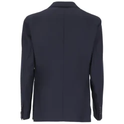 Blauw Wollen Jas