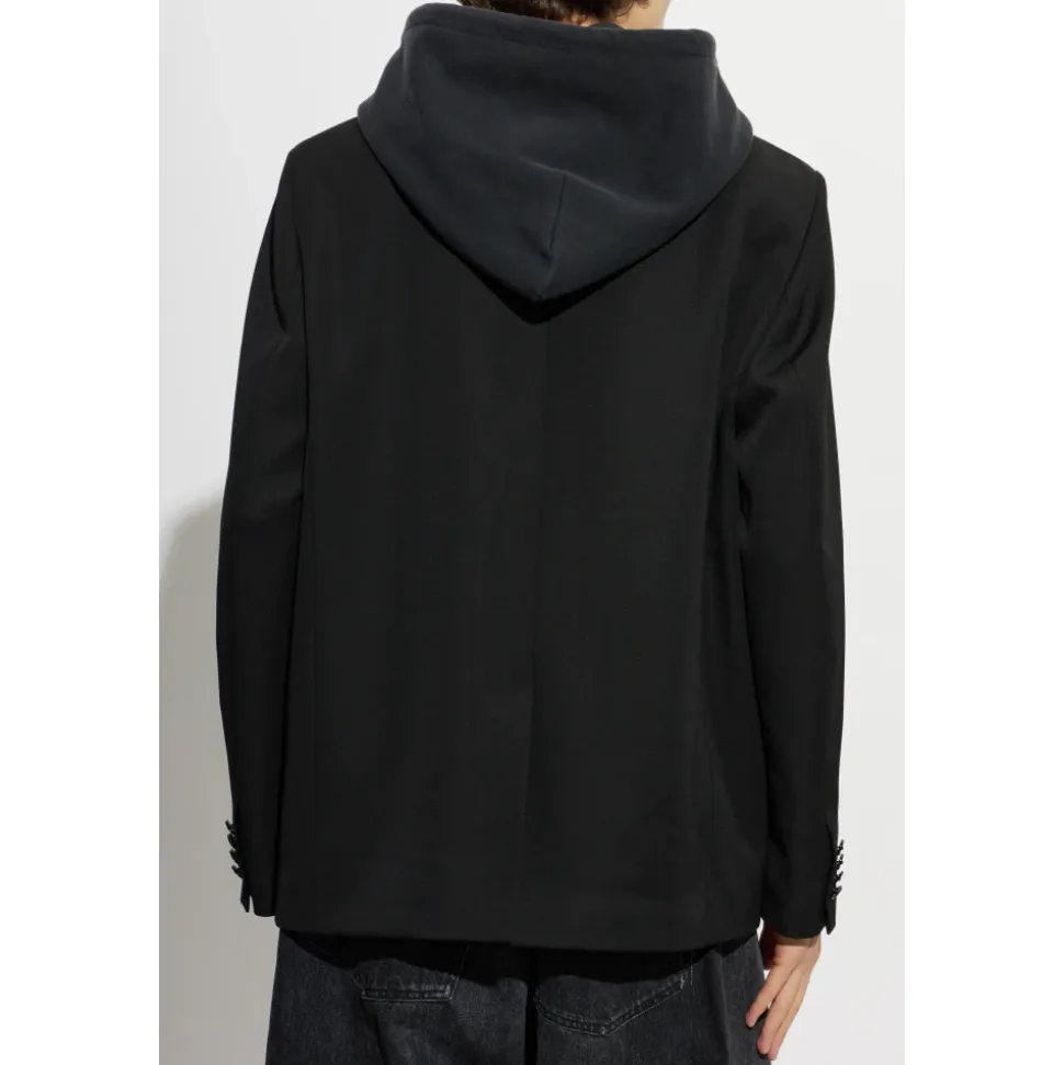 Blazer met geïntegreerde capuchon