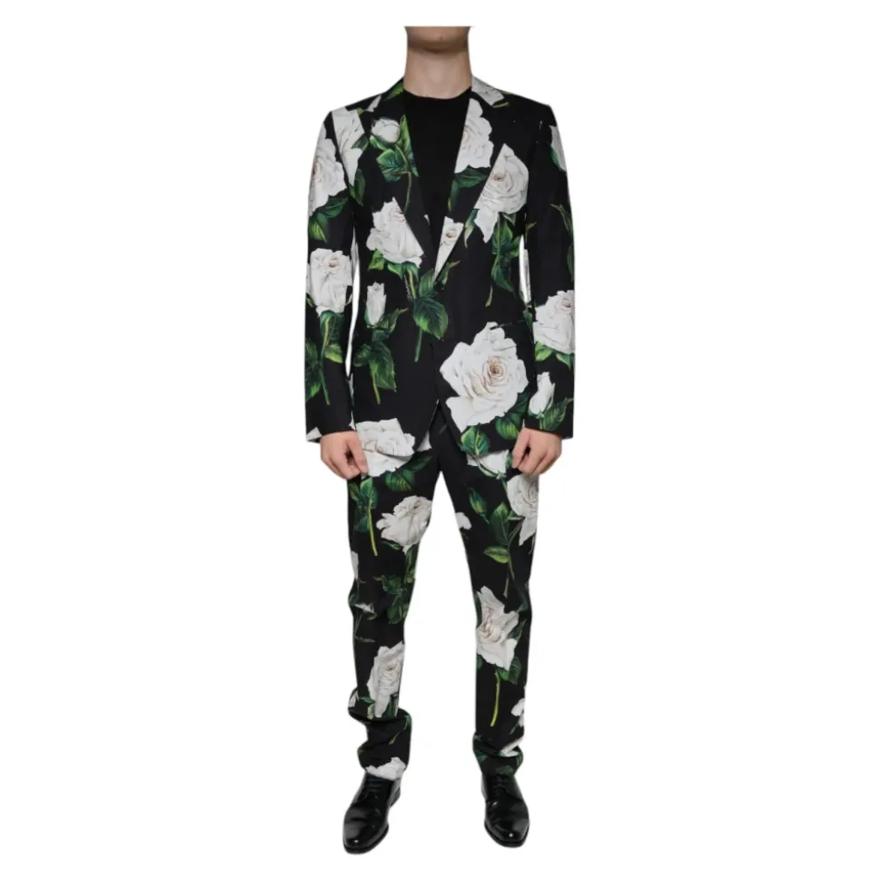 Bloemenprint Slim Fit Pak