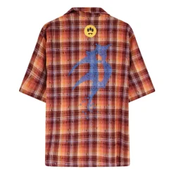 Bowlingkraag Shirt met Korte Mouwen