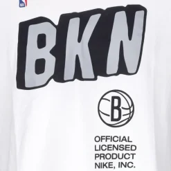Brooklyn Nets Block Tee Wit