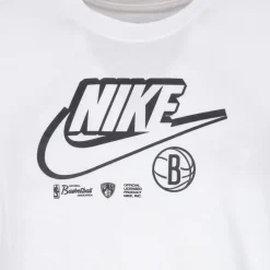 Brooklyn Nets Logo Tee Wit