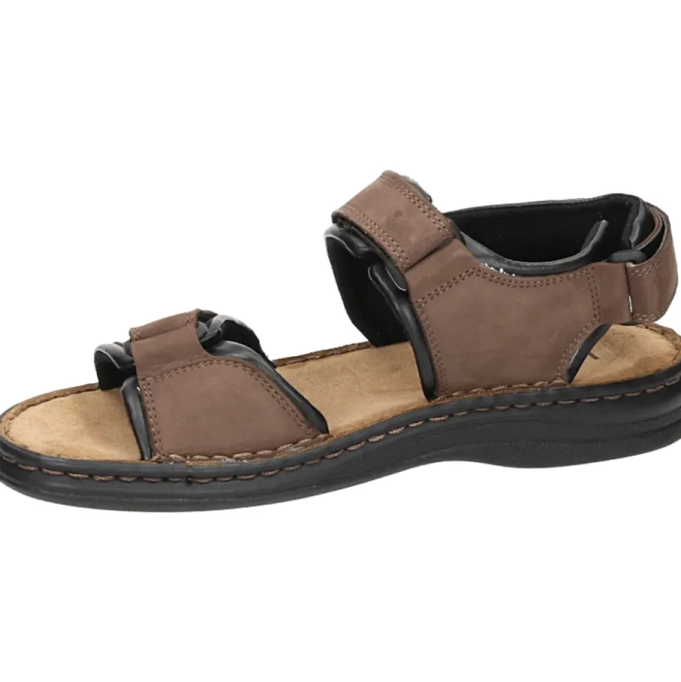 Bruine leren sandalen RAFE