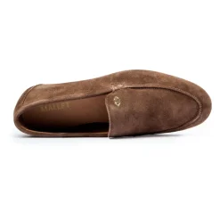 Bruine Suède Heren Loafer Schoen