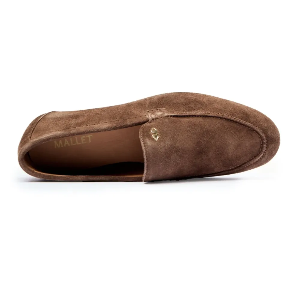 Bruine Suède Heren Loafer Schoen