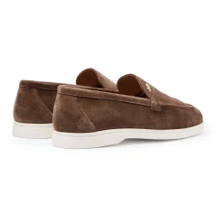 Bruine Suède Heren Loafer Schoen
